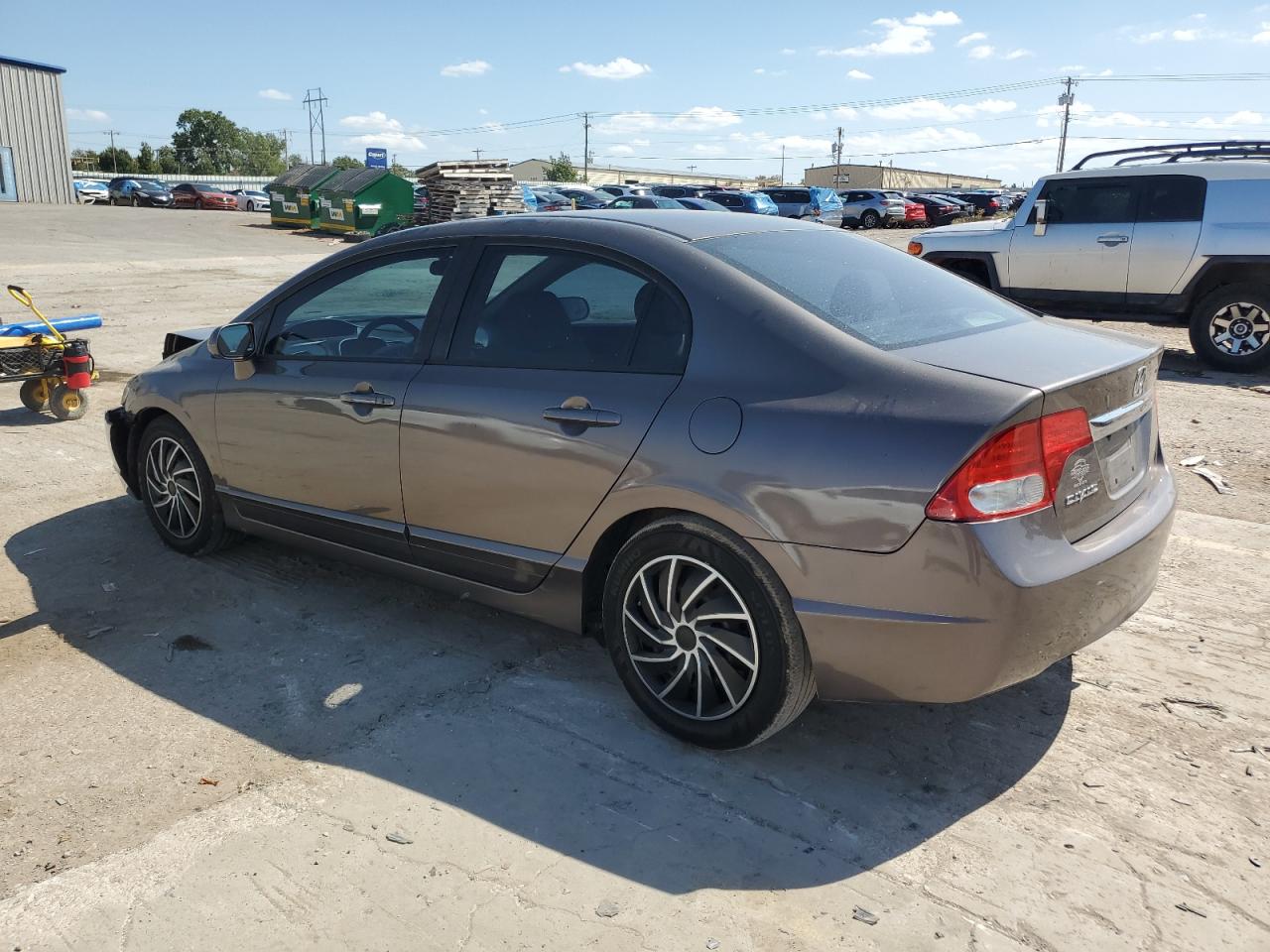 2011 Honda Civic VIN 19XFA1F51BE046110 Copart auction photo, front end / minor dent/scratches damage thumbnail 2