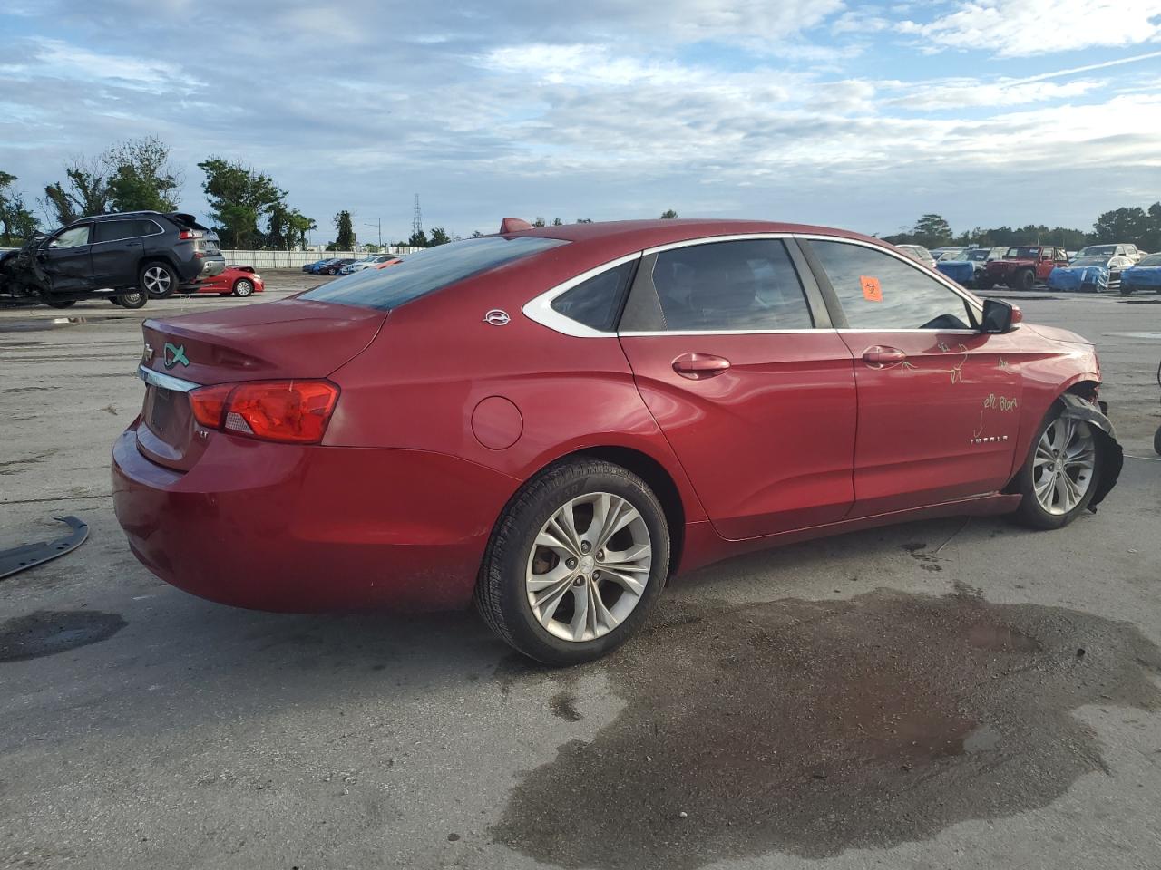 2014 Chevrolet Impala VIN 1G1115SL2EU100891 Copart auction photo, front end damage thumbnail 3