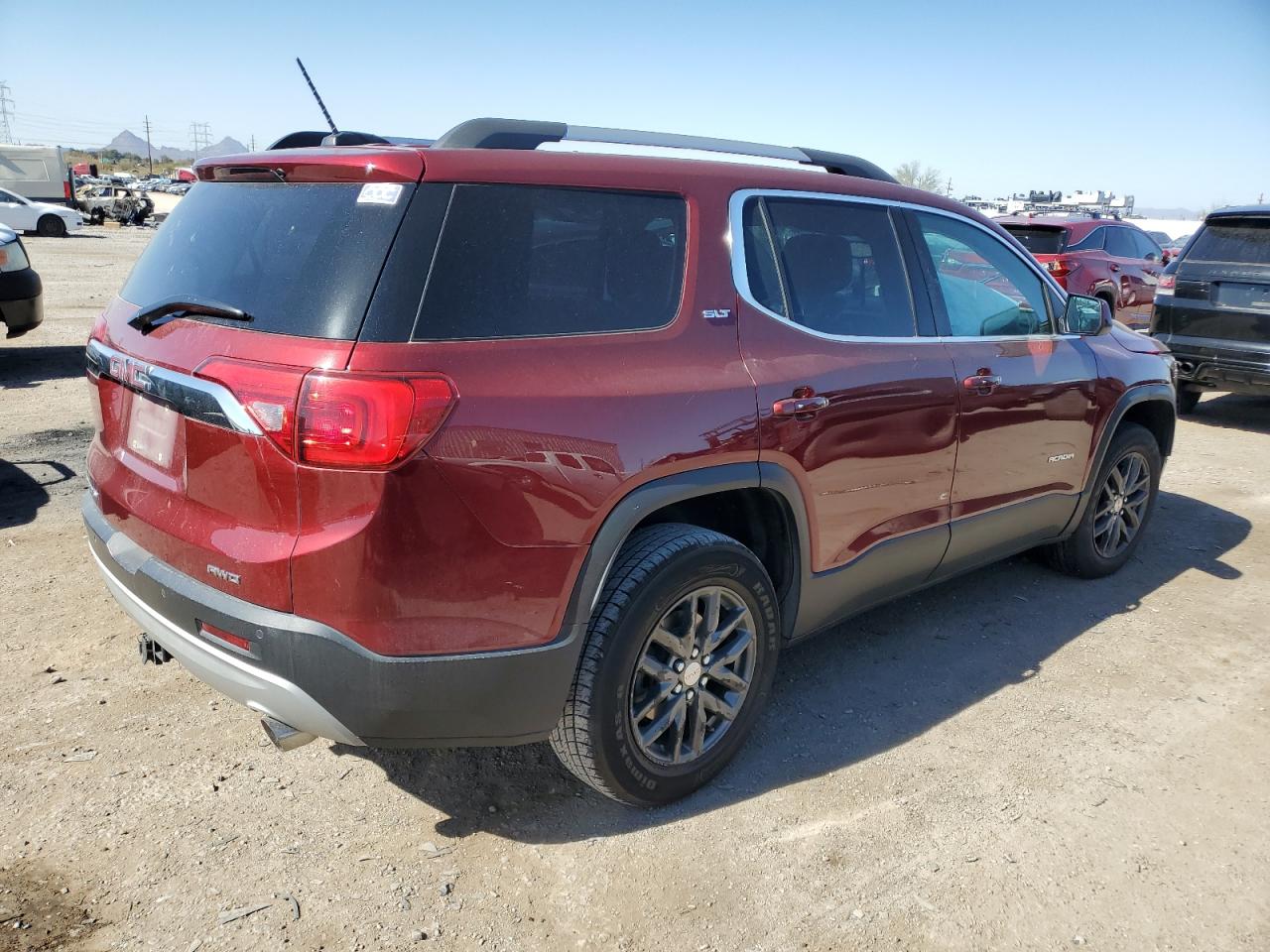 2018 GMC Acadia VIN 1GKKNULS4JZ128676 Copart auction photo, front end / mechanical damage thumbnail 3