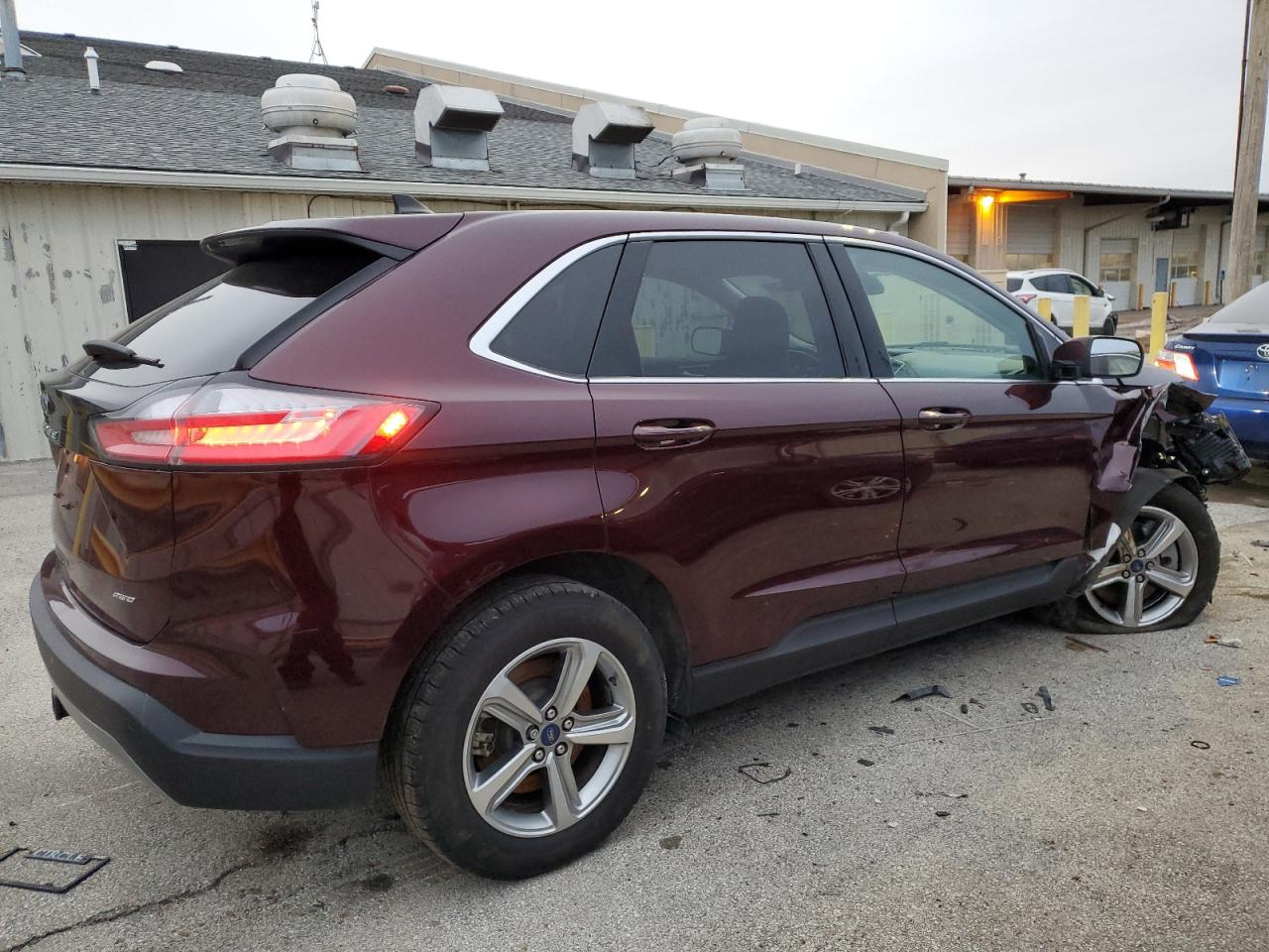 2021 Ford Edge VIN 2FMPK4J97MBA65912 Copart auction photo, front end damage thumbnail 3