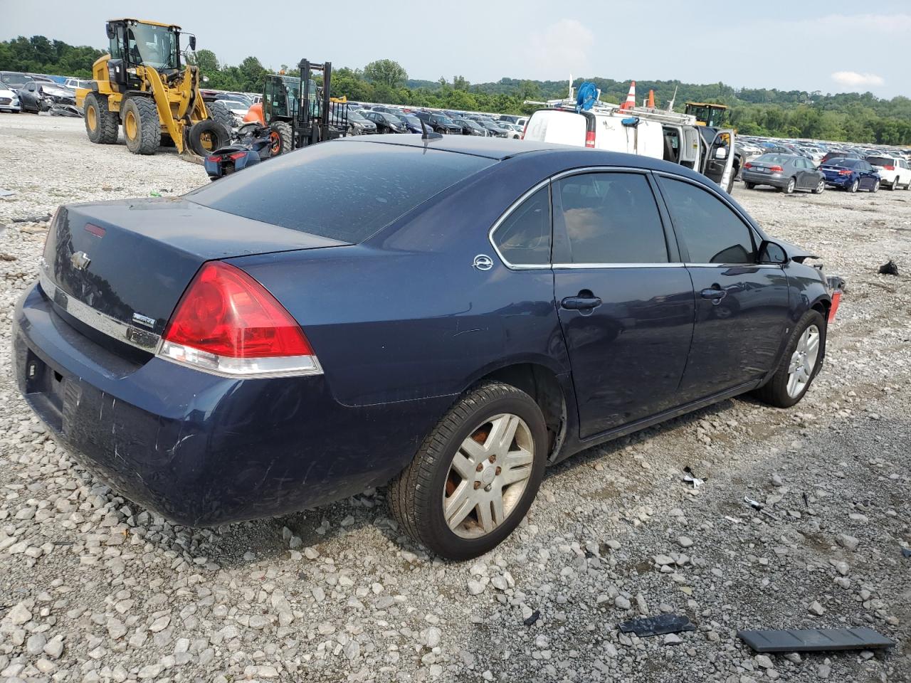 2008 Chevrolet Impala VIN 2G1WB58K589137775 Copart auction photo, front end damage thumbnail 3