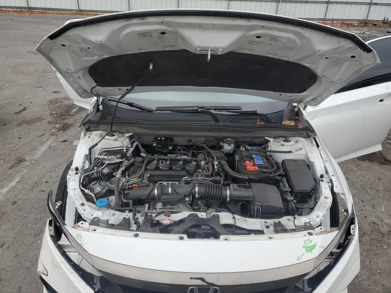 2022 Honda Accord VIN 1HGCV1F38NA124347 Copart auction photo, all over damage thumbnail 11