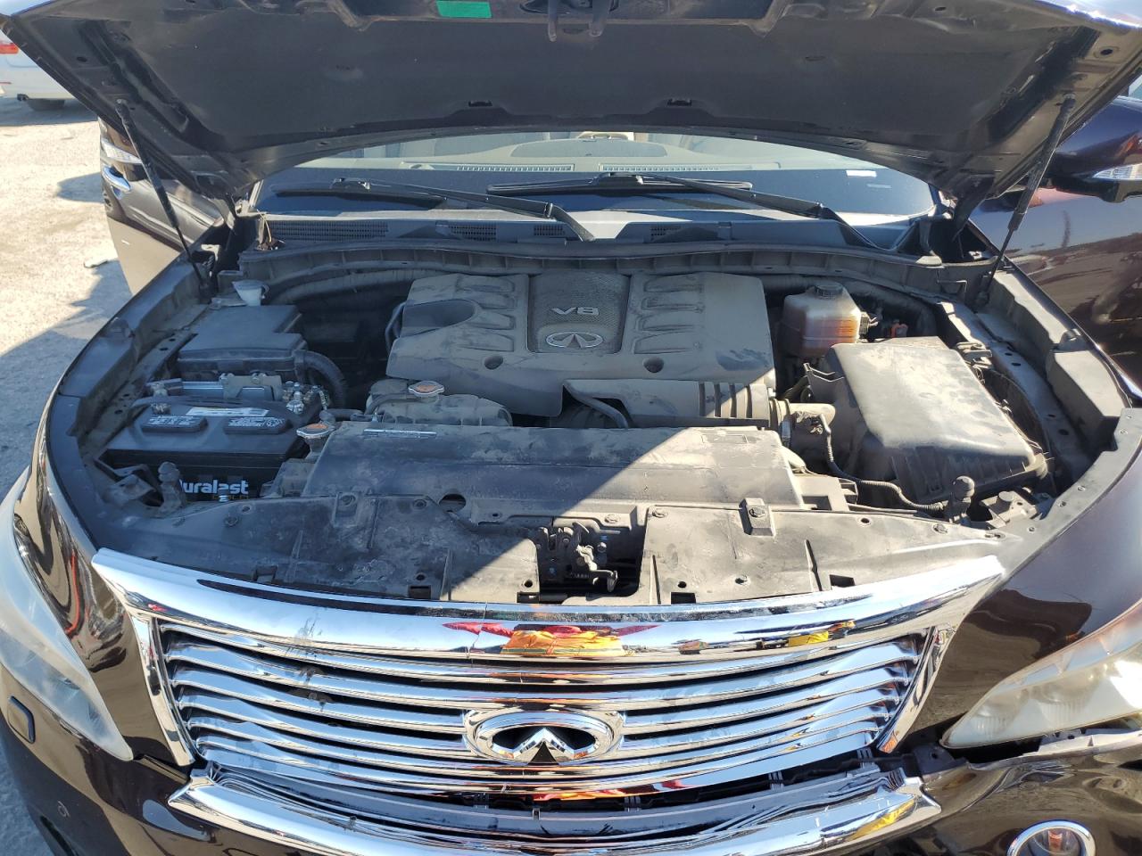2014 Infiniti QX80 VIN JN8AZ2NE2E9064543 Copart auction photo, front end damage thumbnail 12