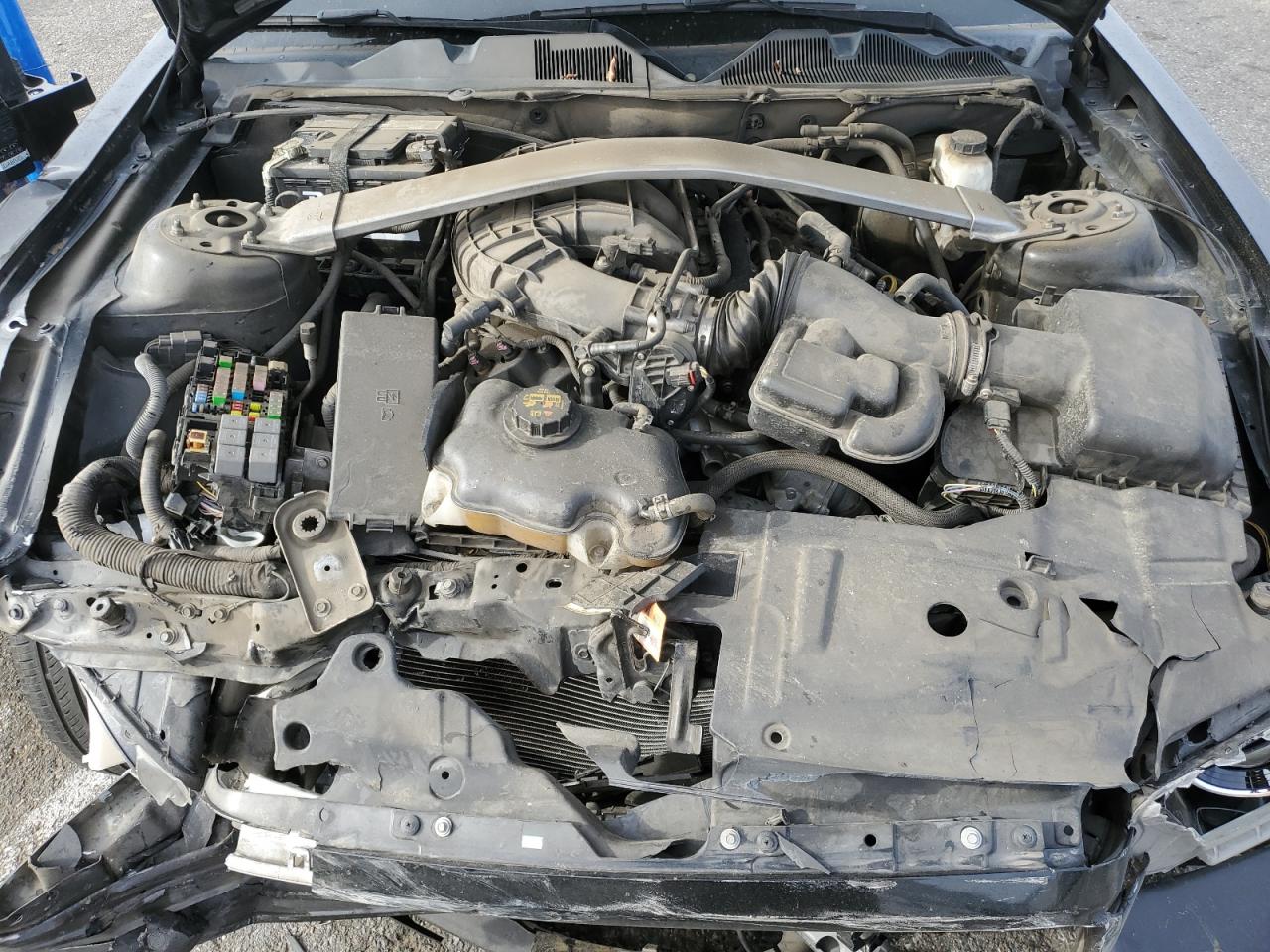 2014 Ford Mustang VIN 1ZVBP8EM7E5217776 Copart auction photo, front end / side damage thumbnail 12
