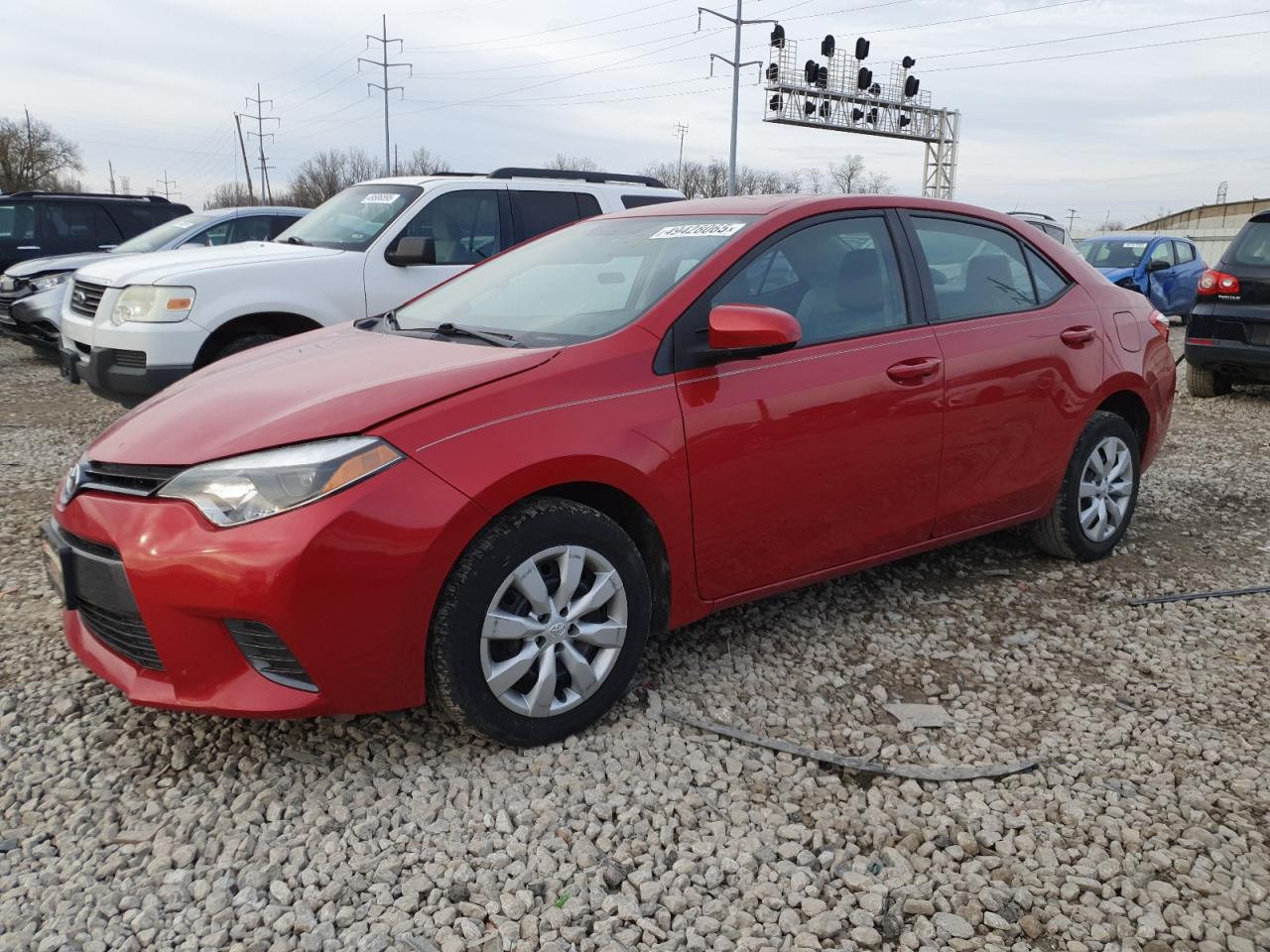 2016 Toyota Corolla VIN 2T1BURHE3GC736335 - Copart auction photo