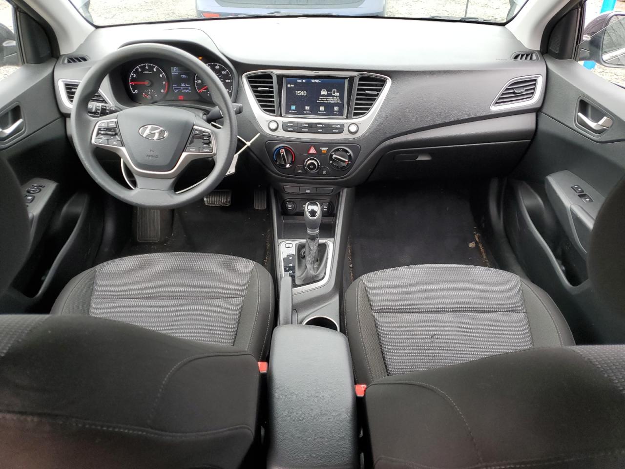 2022 Hyundai Accent VIN 3KPC24A64NE187971 Copart auction photo, rear end damage thumbnail 8