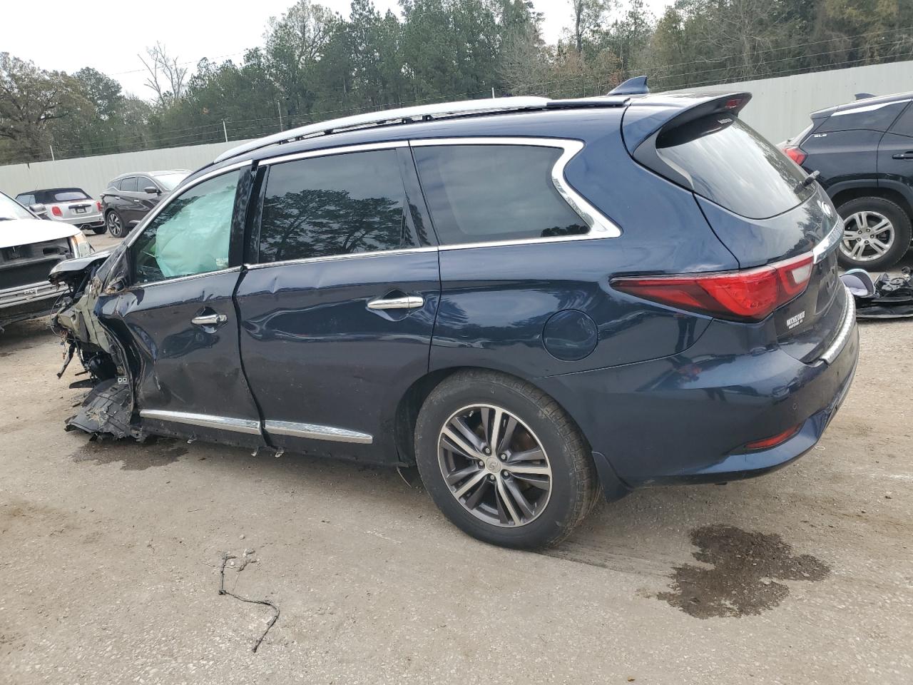 2018 Infiniti QX60 VIN 5N1DL0MN7JC522330 Copart auction photo, rollover damage thumbnail 2
