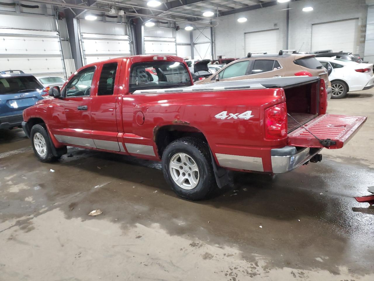 2006 Dodge Dakota VIN 1D7HW42NX6S717803 Copart auction photo, side damage thumbnail 2