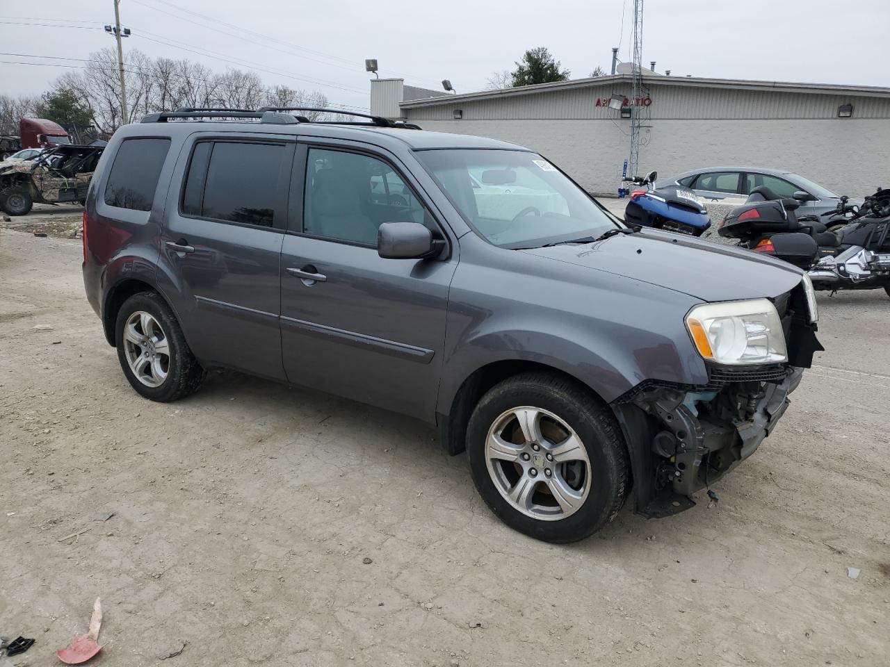 2014 Honda Pilot VIN 5FNYF4H66EB042456 Copart auction photo, front end damage thumbnail 4