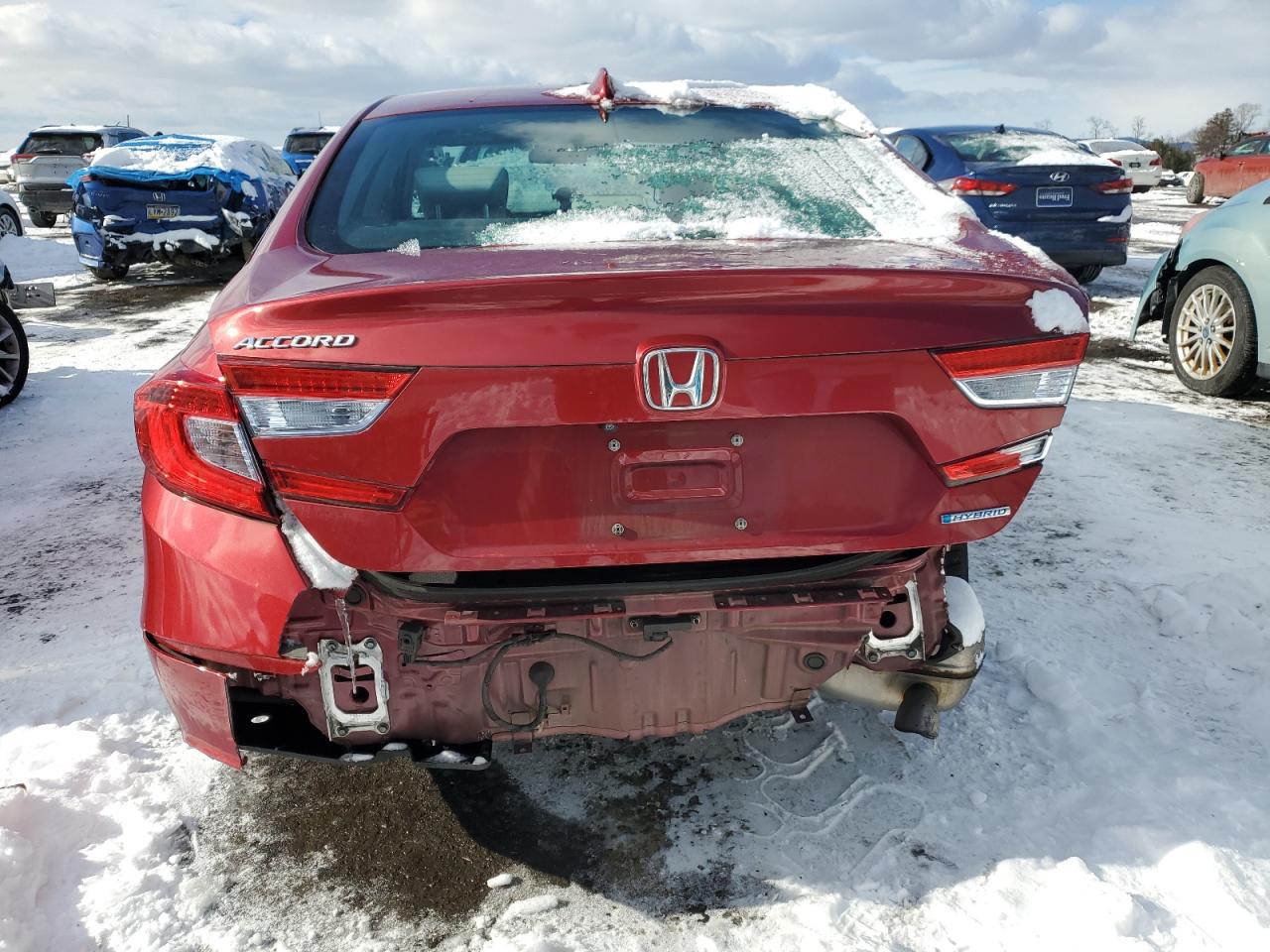 2018 Honda Accord VIN 1HGCV3F18JA016878 Copart auction photo, rear end damage thumbnail 6