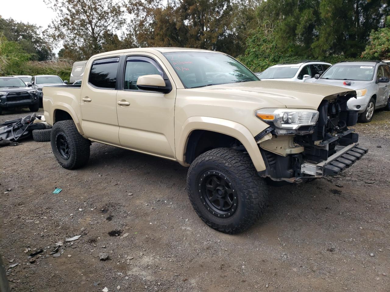 2017 Toyota Tacoma VIN 3TMCZ5AN2HM076564 Copart auction photo, all over damage thumbnail 4