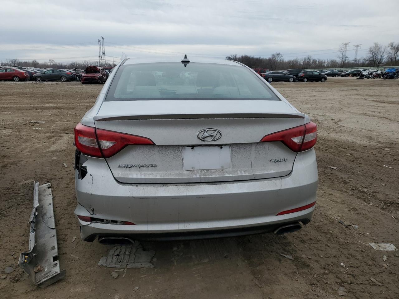 2016 Hyundai Sonata VIN 5NPE34AFXGH349171 Copart auction photo, side damage thumbnail 6