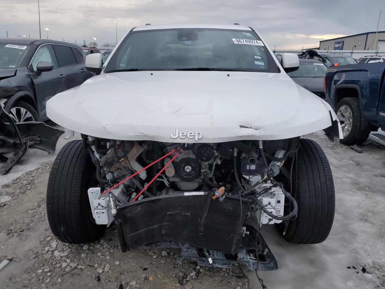 2021 Jeep Grand Cherokee VIN 1C4RJEAG1MC785887 Copart auction photo, front end damage thumbnail 5