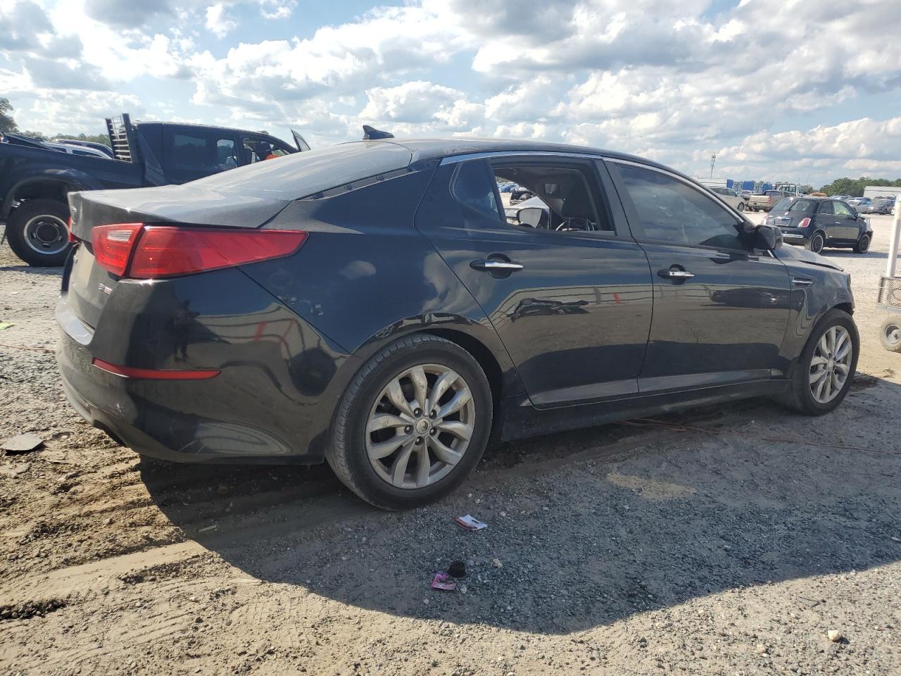 2015 KIA Optima VIN 5XXGN4A7XFG407057 Copart auction photo, front end damage thumbnail 3