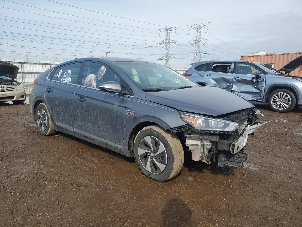 2018 Hyundai IONIQ VIN KMHC75LC0JU092311 Copart auction photo, front end / minor dent/scratches damage thumbnail 4