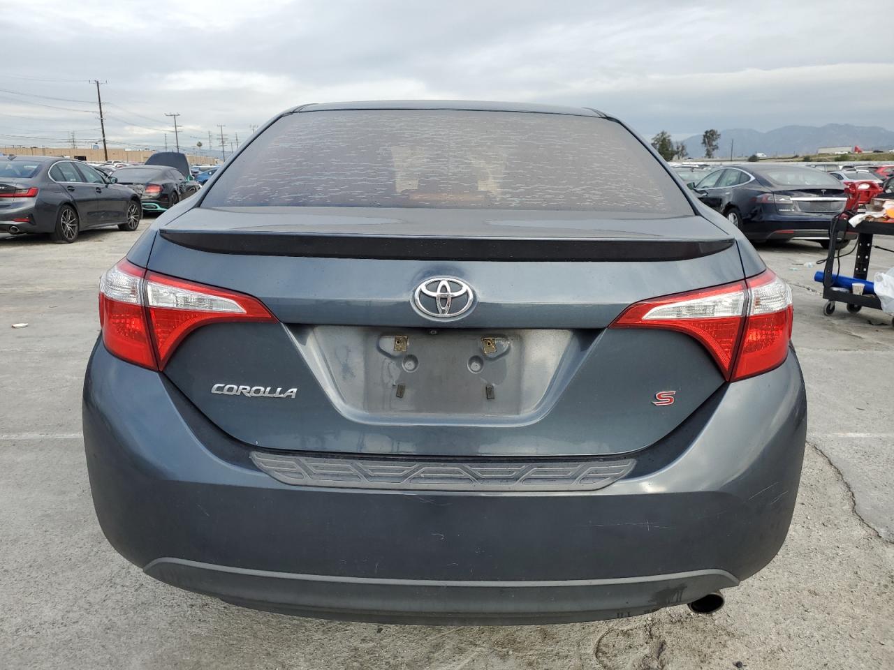 2016 Toyota Corolla VIN 2T1BURHE3GC638180 Copart auction photo, front end damage thumbnail 6