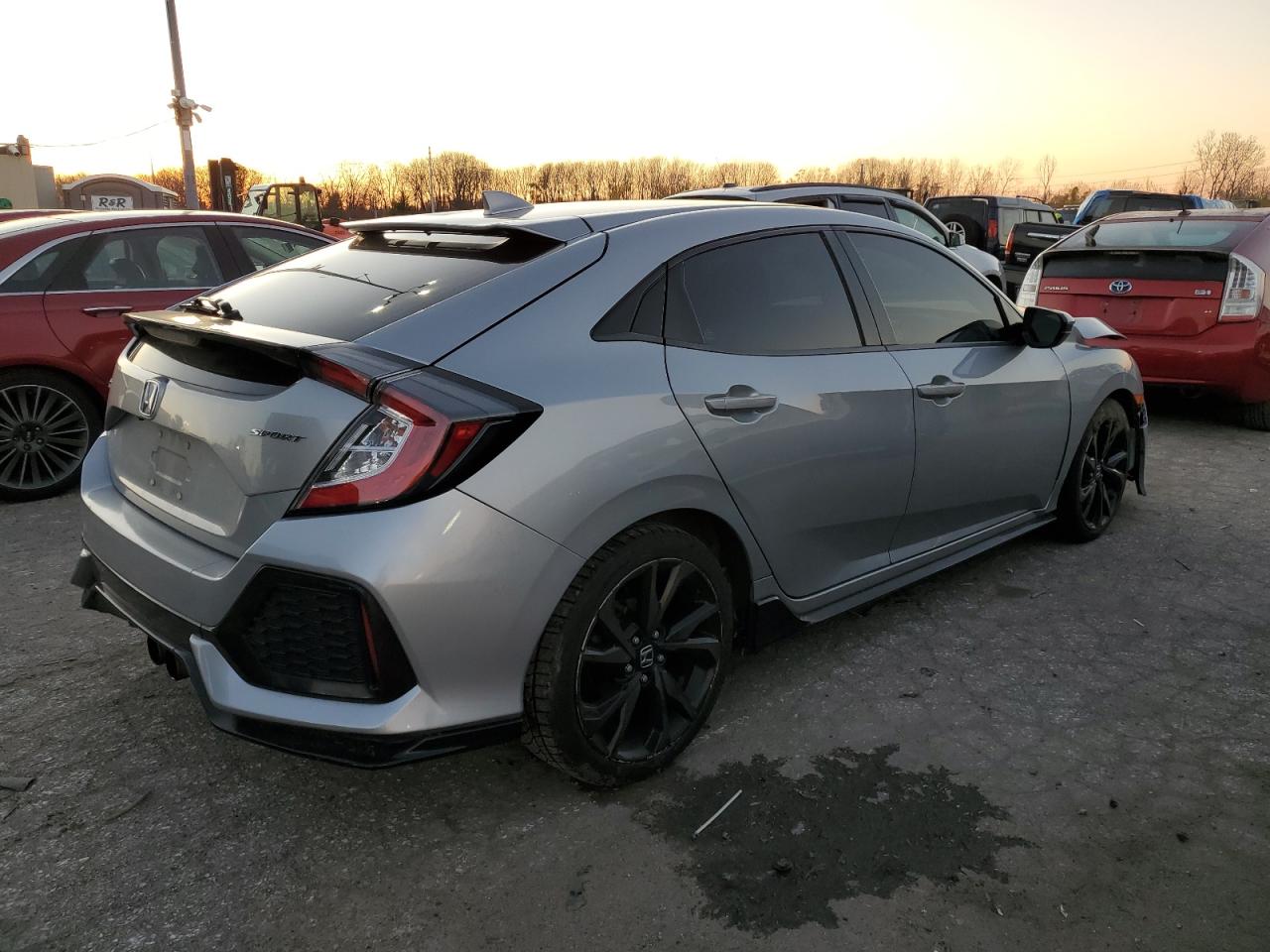 2018 Honda Civic VIN SHHFK7H46JU411005 Copart auction photo, front end damage thumbnail 3