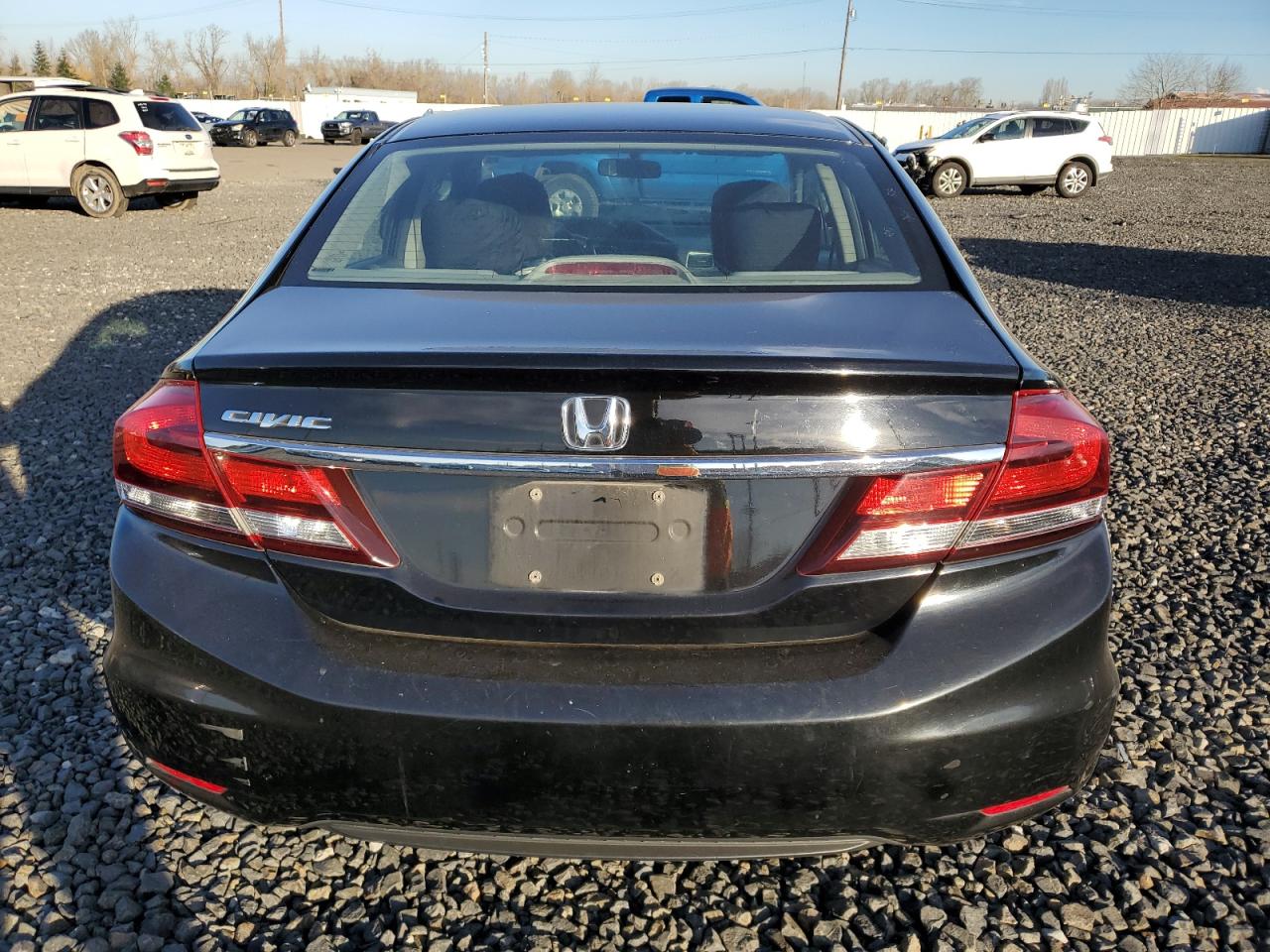 2013 Honda Civic VIN 19XFB2F53DE235976 Copart auction photo, front end damage thumbnail 6