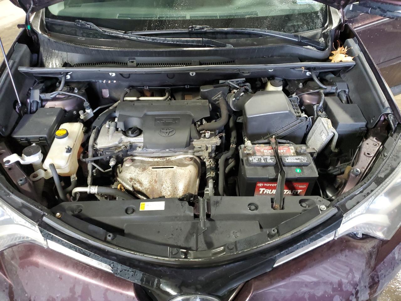 2017 Toyota RAV 4 VIN 2T3RFREV4HW603118 Copart auction photo, rear end / side damage thumbnail 12