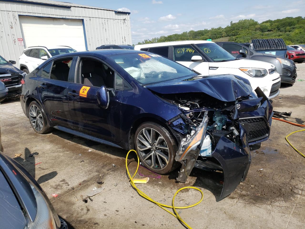 2021 Toyota Corolla VIN JTDS4MCE3MJ078428 Copart auction photo, front end damage thumbnail 4