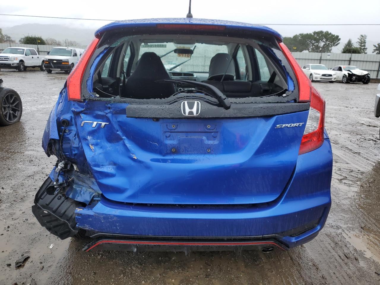 2018 Honda Fit VIN 3HGGK5H66JM716657 Copart auction photo, rear end / front end damage thumbnail 6
