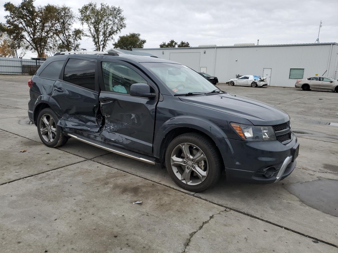 2017 Dodge Journey VIN 3C4PDCGG6HT602309 Copart auction photo, side damage thumbnail 4
