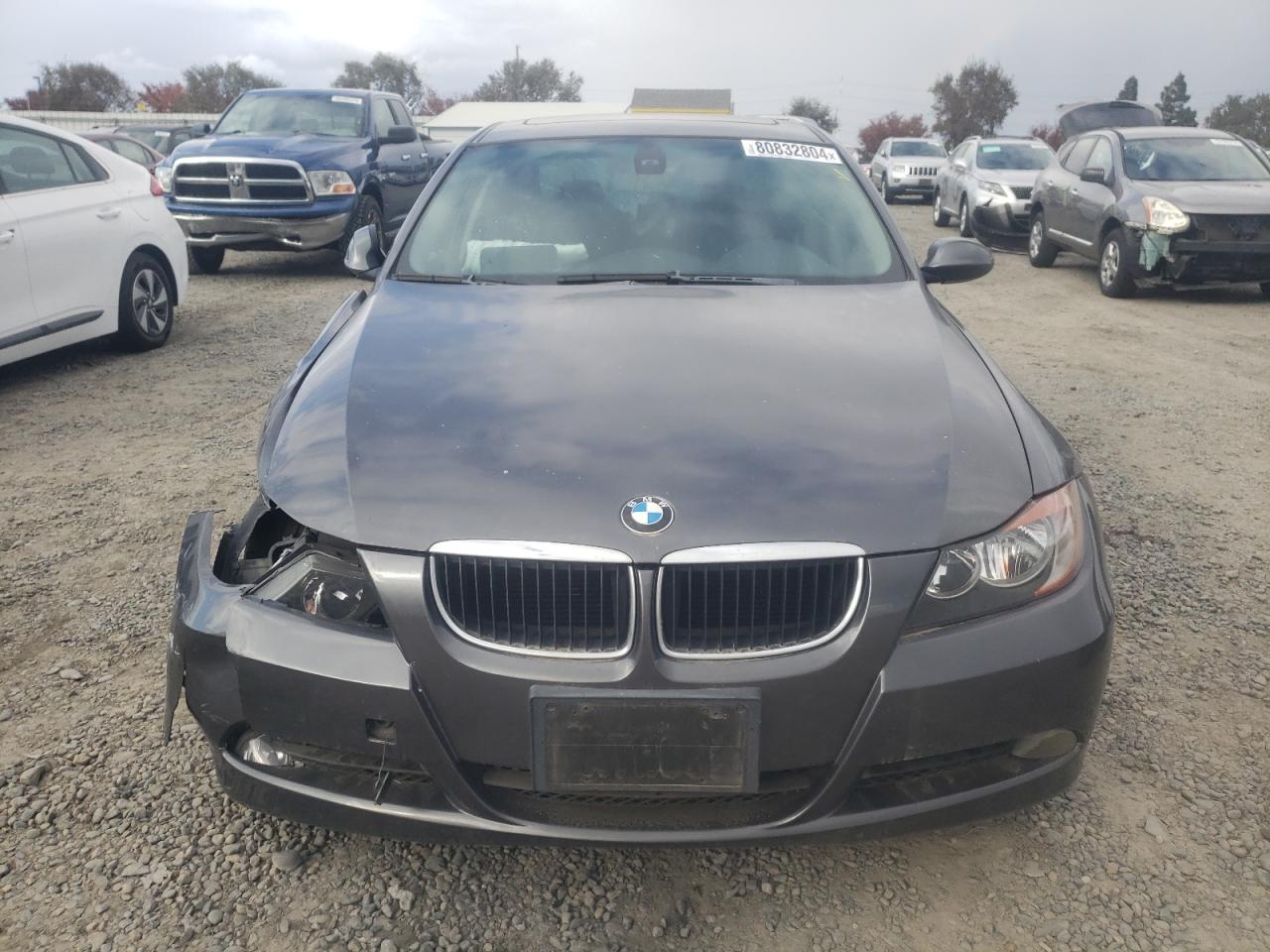 2007 BMW 3er VIN WBAVA37547NL12998 Copart auction photo, front end damage thumbnail 5