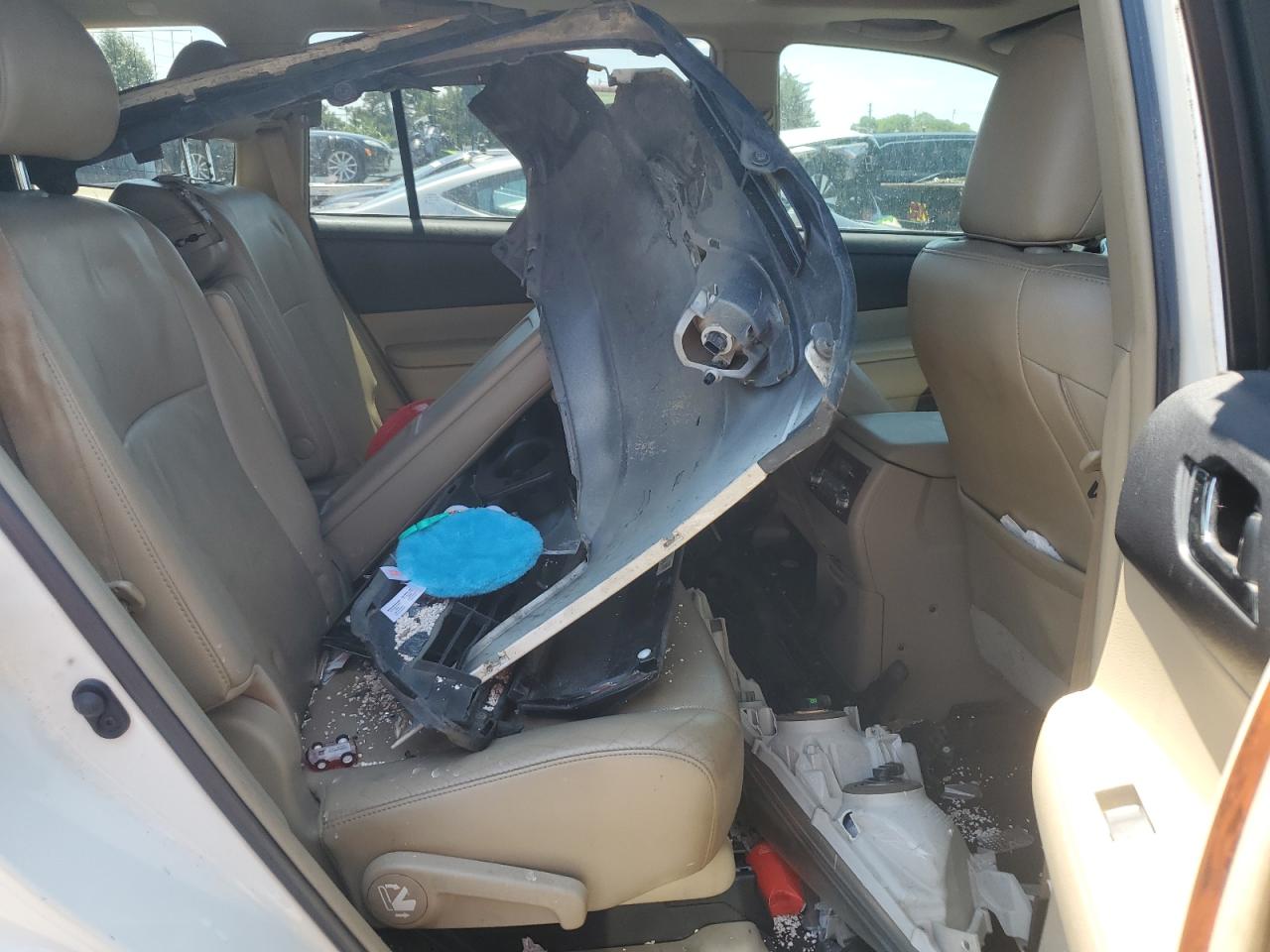 2012 Toyota Highlander VIN 5TDYK3EH0CS066952 Copart auction photo, front end damage thumbnail 11