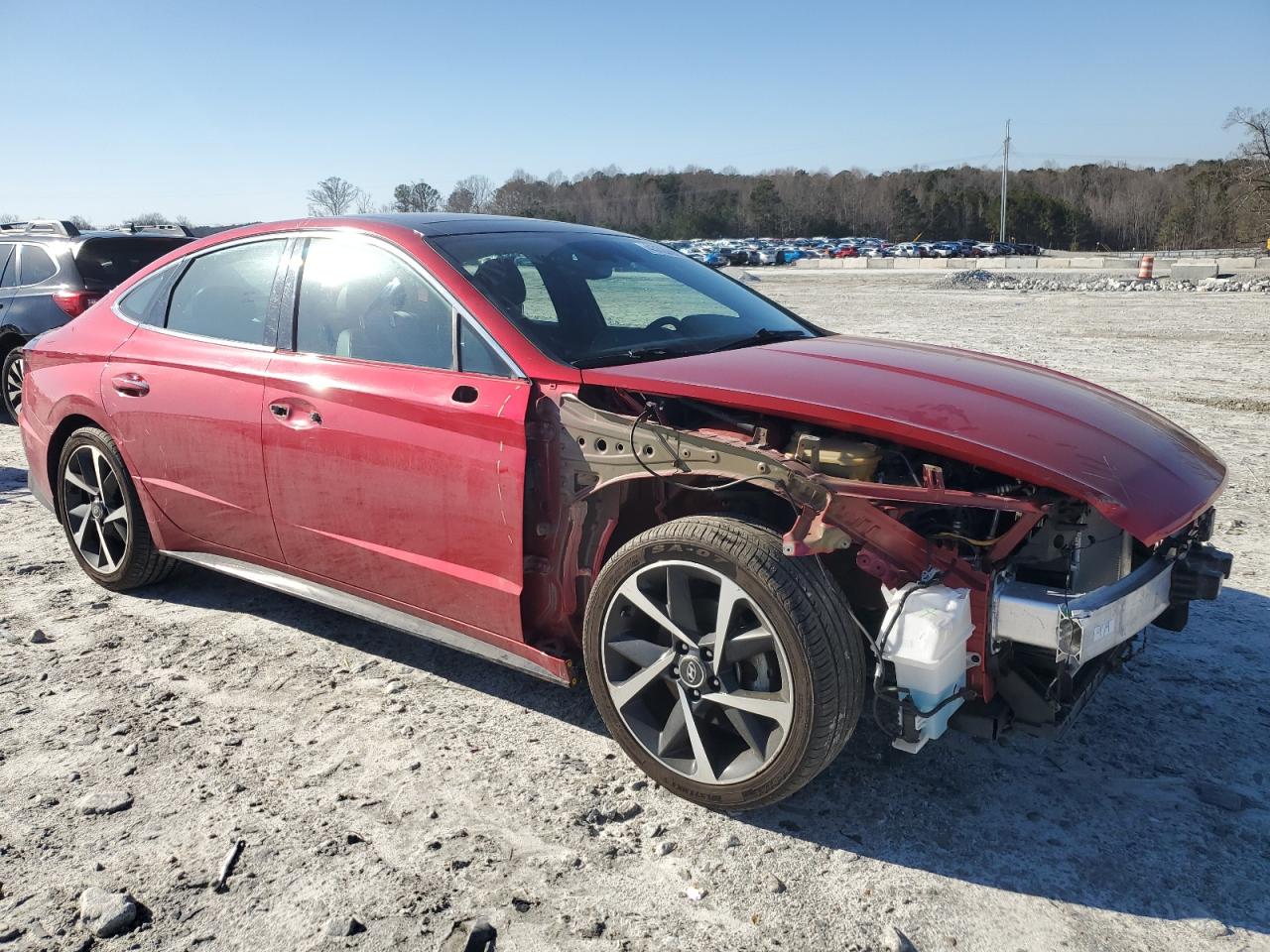 2021 Hyundai Sonata VIN 5NPEJ4J29MH082703 Copart auction photo, front end damage thumbnail 4