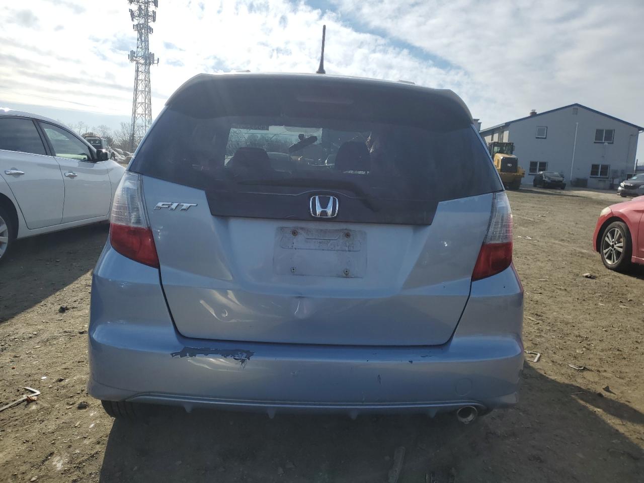 2010 Honda Fit VIN JHMGE8H49AC009851 Copart auction photo, front end damage thumbnail 6