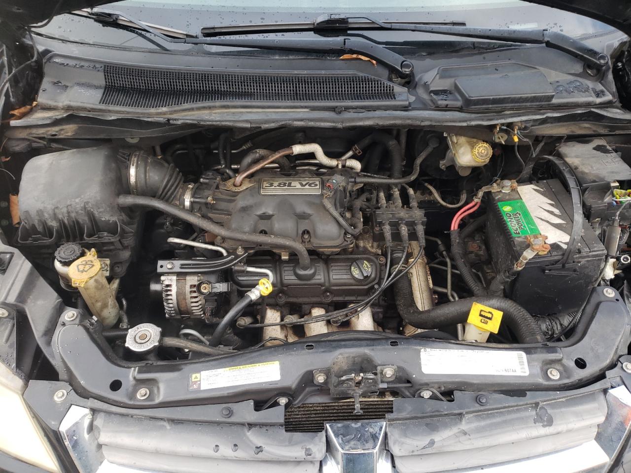 2009 Dodge Caravan VIN 2D8HN541X9R663276 Copart auction photo, front end / side damage thumbnail 12