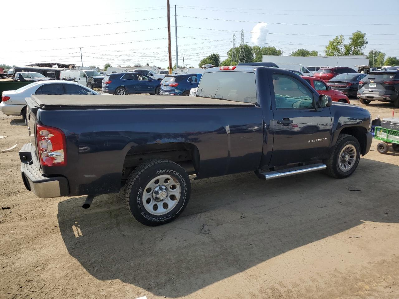 2010 Chevrolet Silverado VIN 1GCPCPEX0AZ216481 Copart auction photo, side damage thumbnail 3