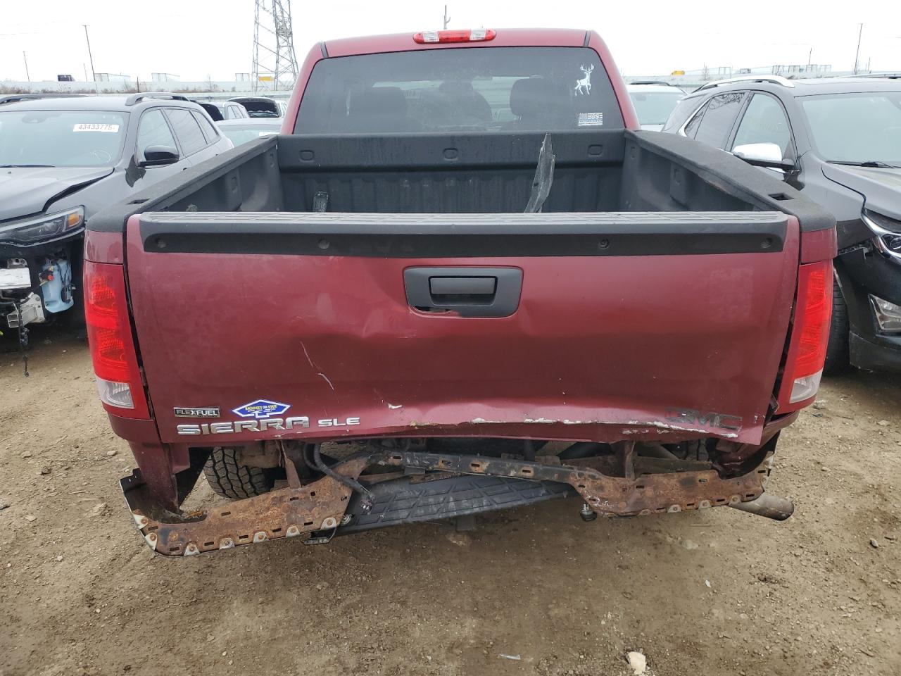 2008 GMC Sierra VIN 3GTEK13398G262425 Copart auction photo, rear end damage thumbnail 6