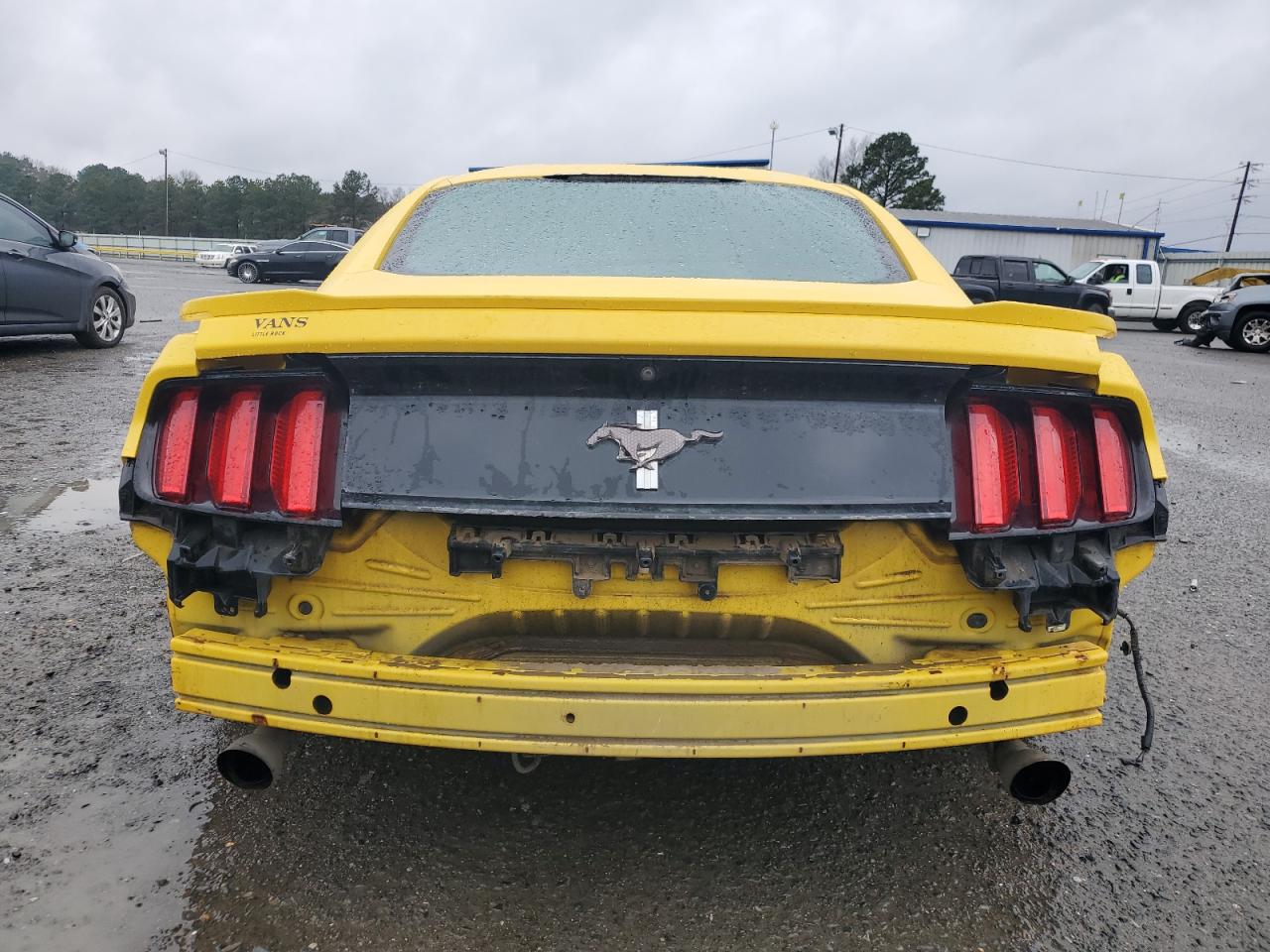 2015 Ford Mustang VIN 1FA6P8AMXF5402535 Copart auction photo, front end / rear end damage thumbnail 6