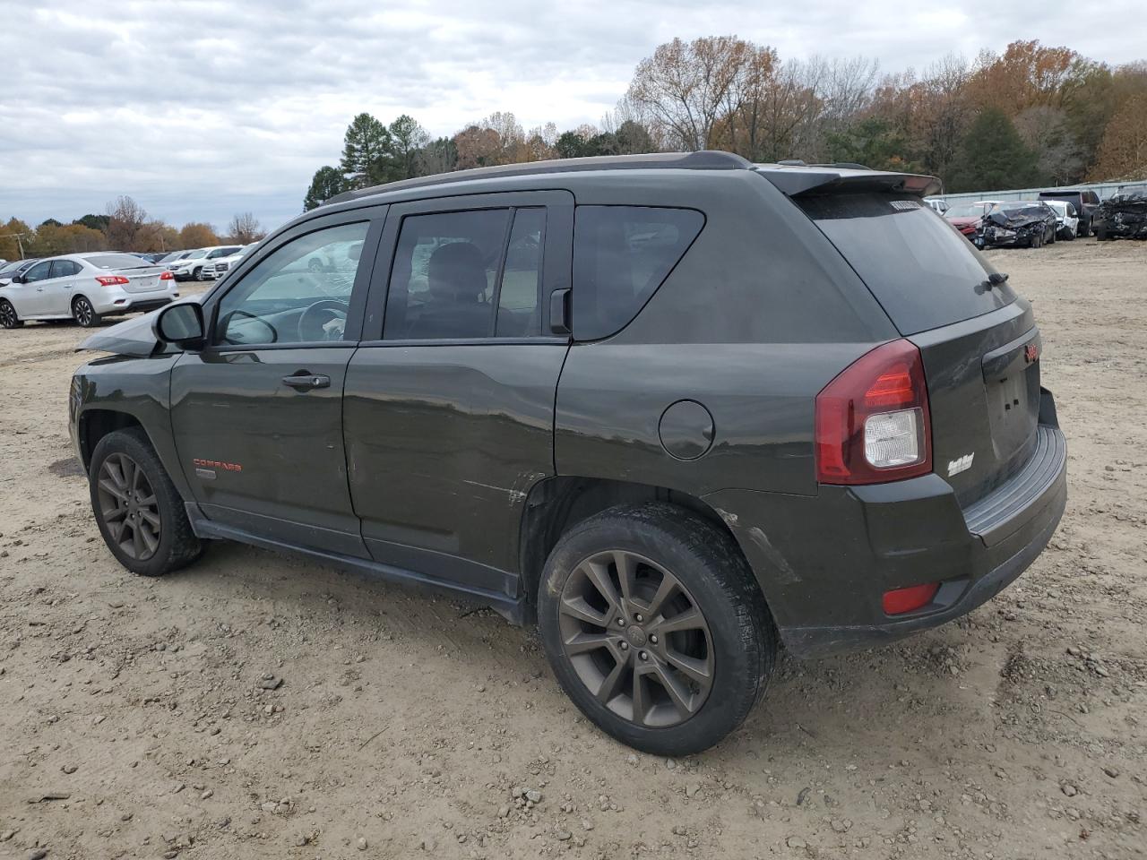 2017 Jeep Compass VIN 1C4NJCBB2HD132541 Copart auction photo, all over damage thumbnail 2