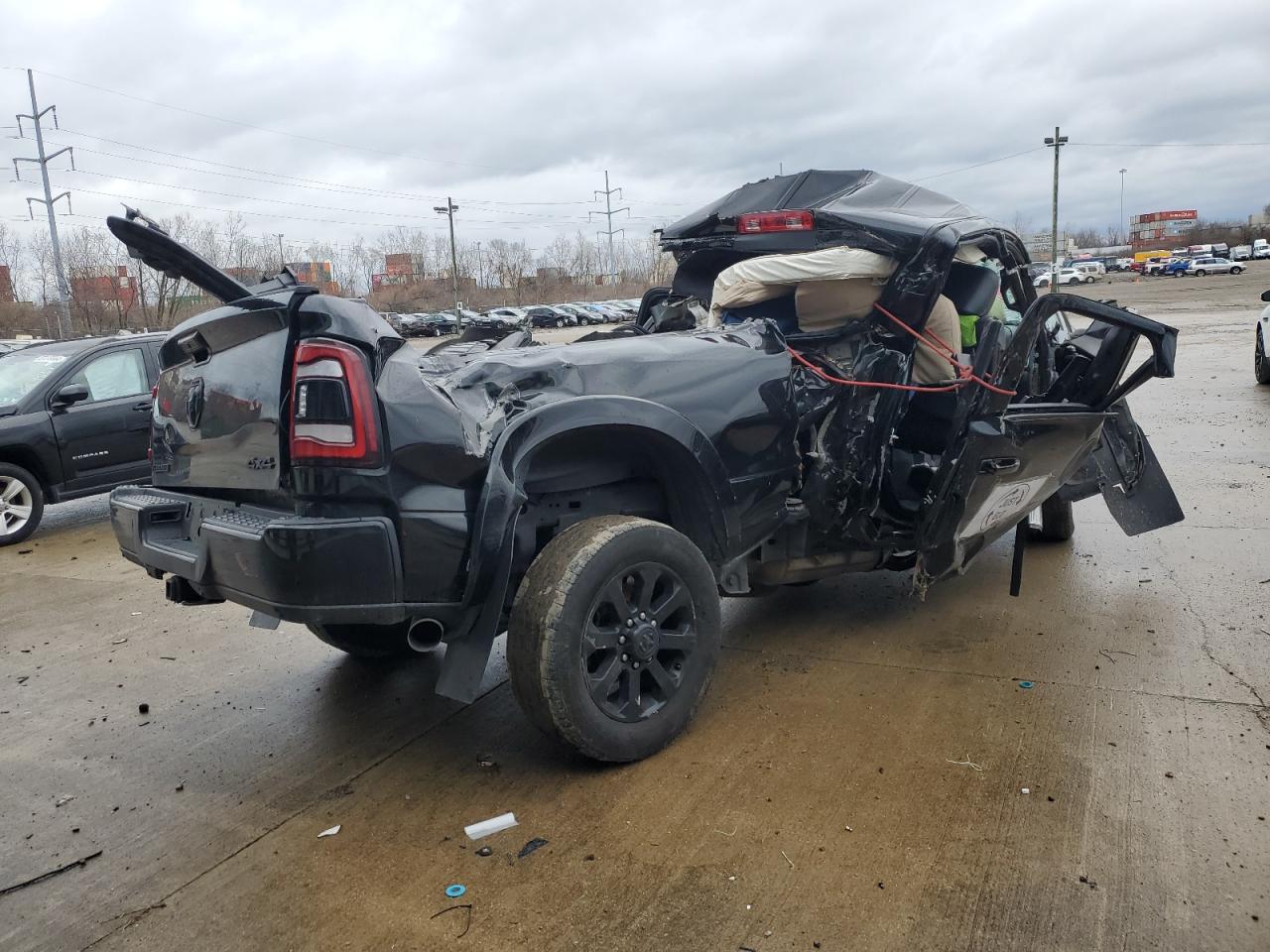 2022 RAM 2500 VIN 3C6UR5FL2NG265910 Copart auction photo, all over damage thumbnail 3