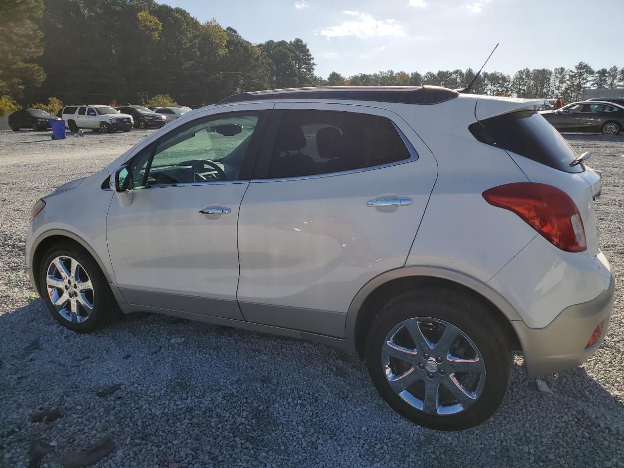 2014 Buick Encore VIN KL4CJCSB3EB514859 Copart auction photo, front end / mechanical damage thumbnail 2