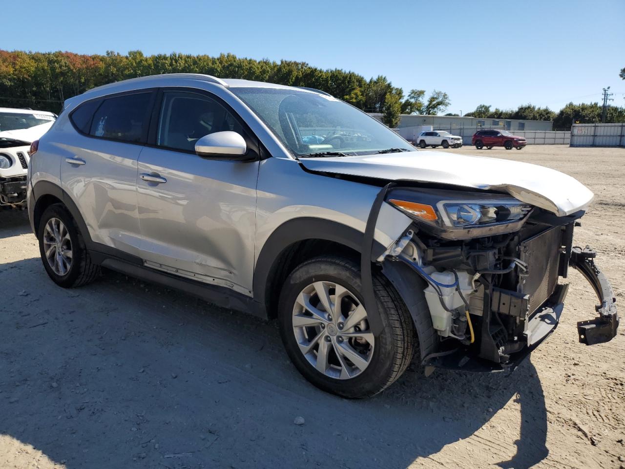 2019 Hyundai Tucson VIN KM8J3CA47KU845109 Copart auction photo, front end / minor dent/scratches damage thumbnail 4