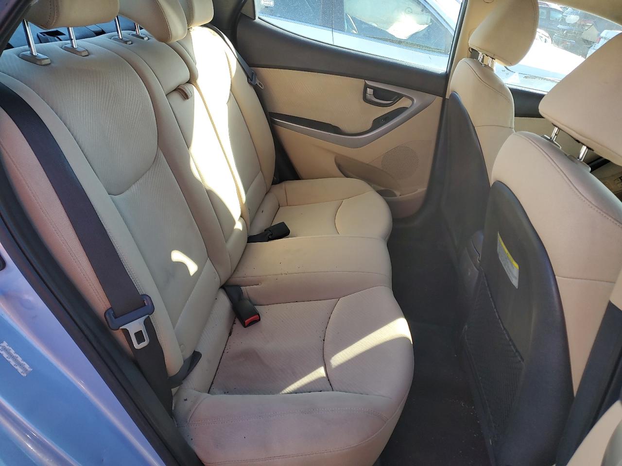 2012 Hyundai Elantra VIN KMHDH4AEXCU261110 Copart auction photo, rear end damage thumbnail 10