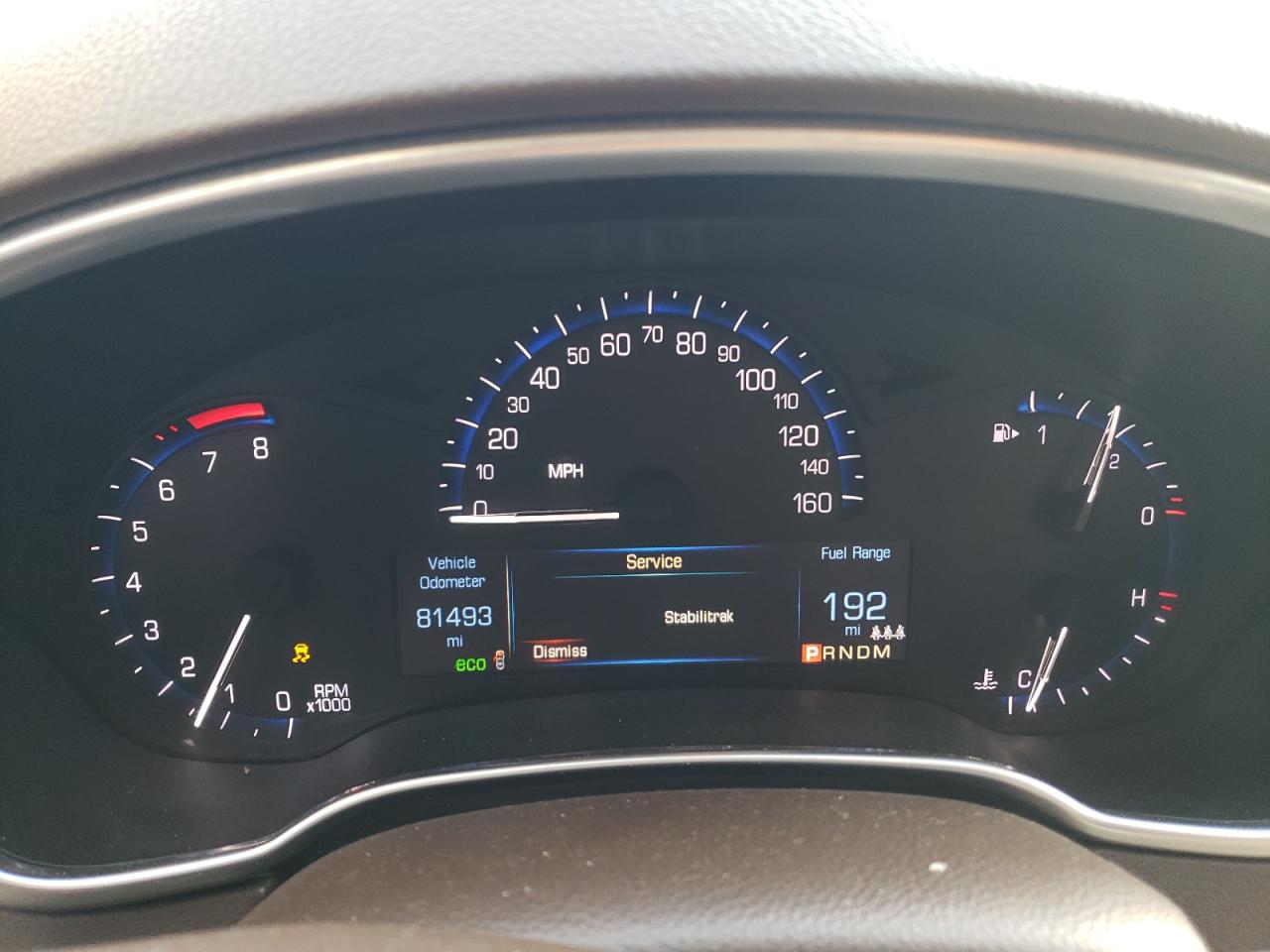 2016 Cadillac SRX VIN 3GYFNBE3XGS572877 Copart auction photo, front end / minor dent/scratches damage thumbnail 9