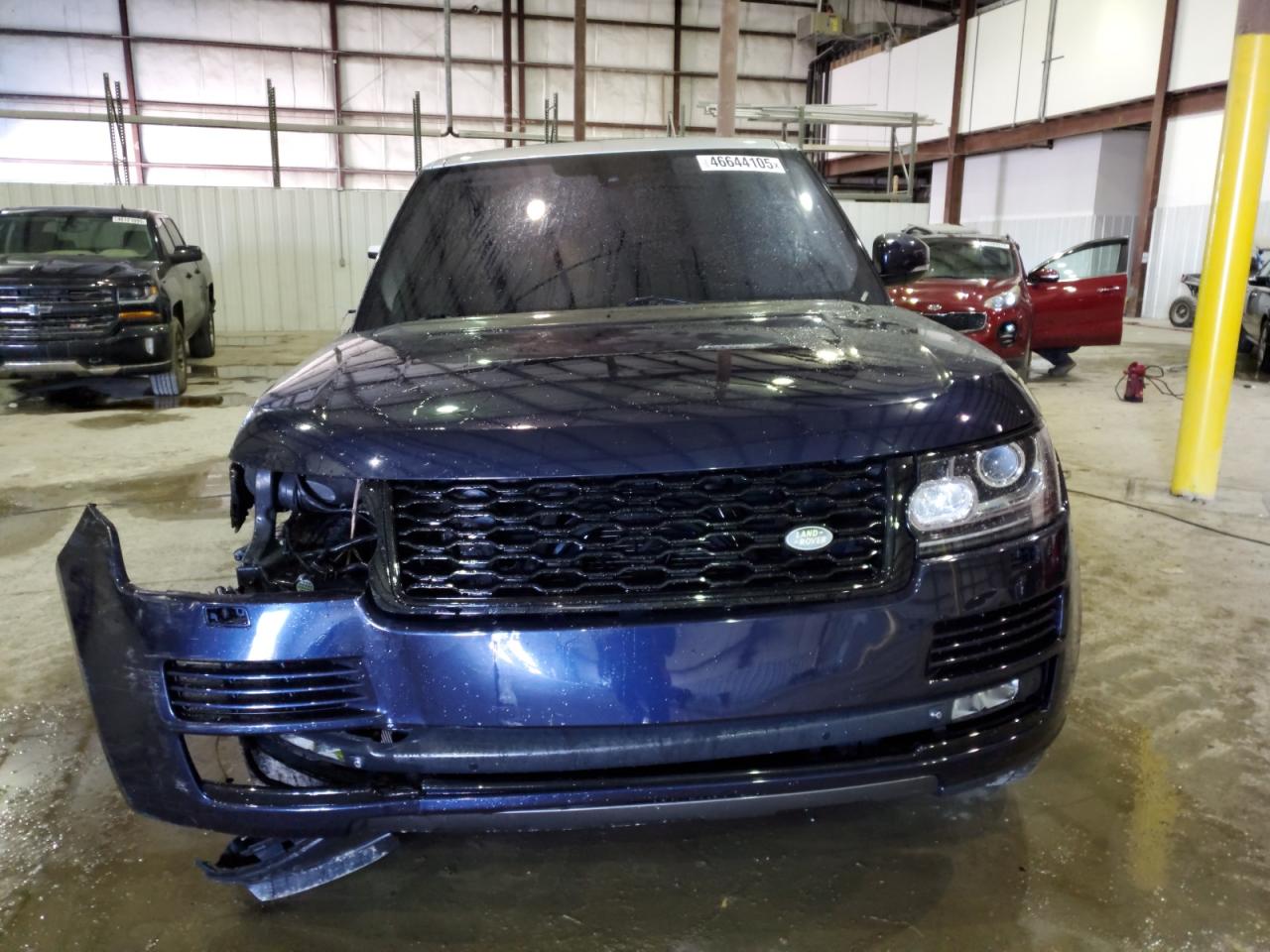 2014 Land Rover Range Rover VIN SALGS2EF5EA150746 Copart auction photo, front end / side damage thumbnail 5