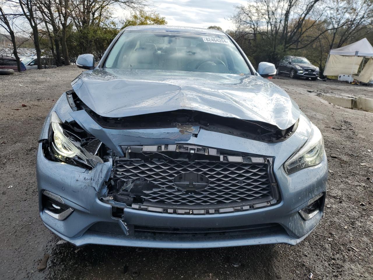 2019 Infiniti Q50 VIN JN1EV7AR4KM553889 Copart auction photo, front end / minor dent/scratches damage thumbnail 5
