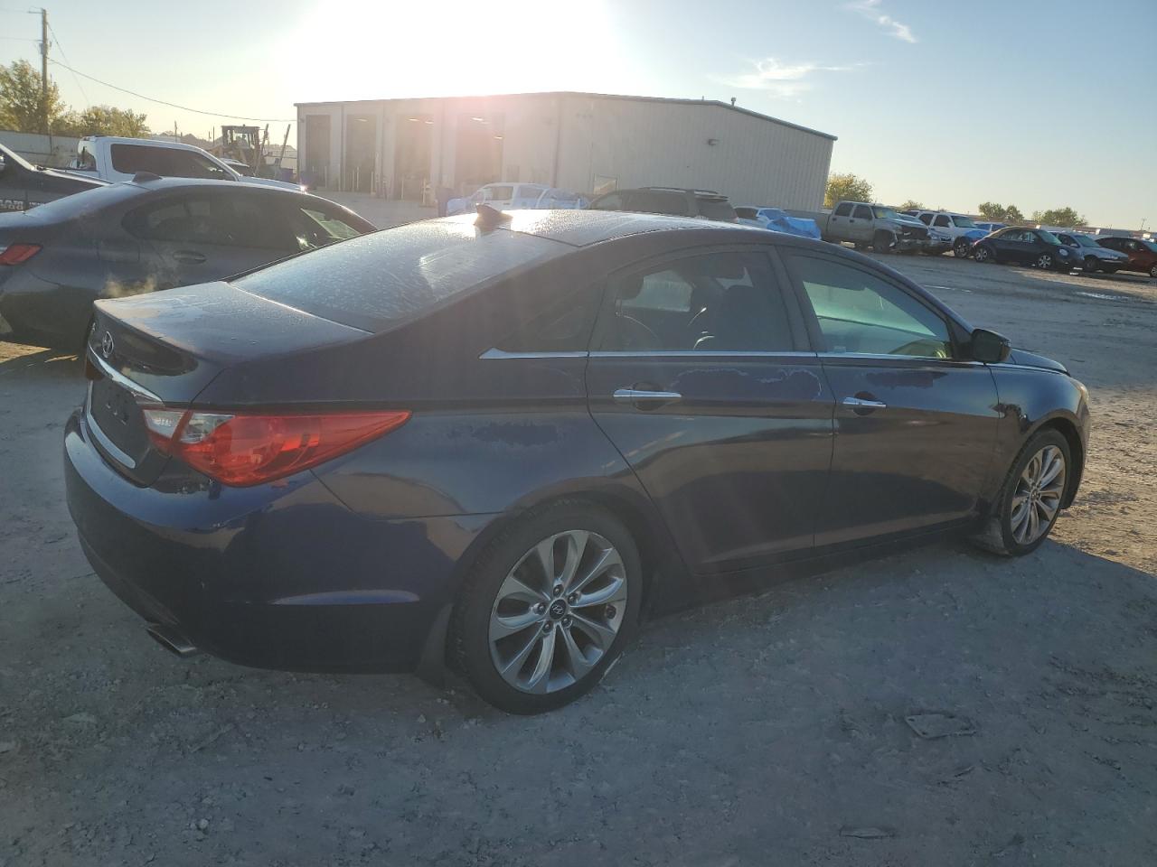 2012 Hyundai Sonata VIN 5NPEC4AC2CH365445 Copart auction photo, rear end / side damage thumbnail 3