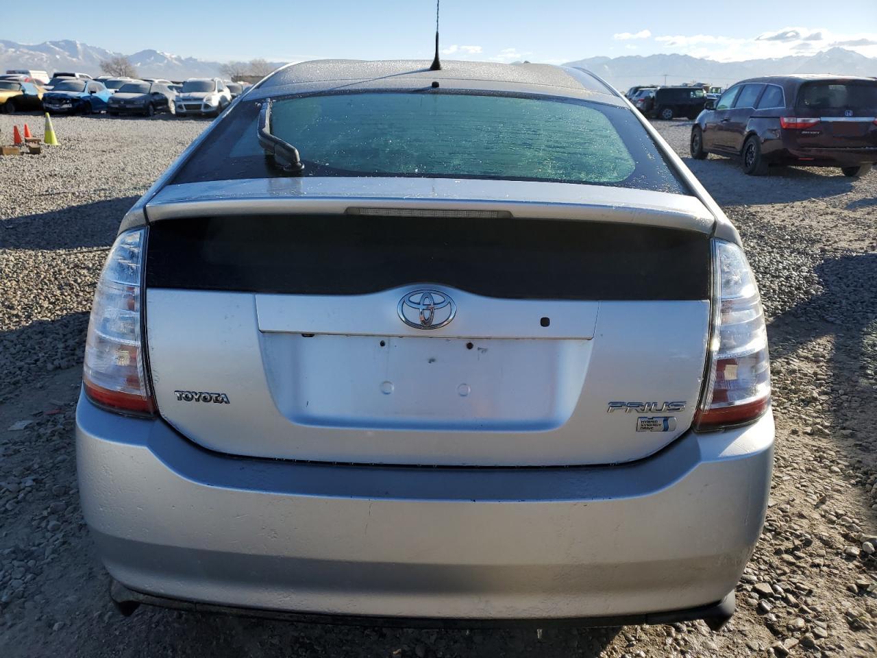 2007 Toyota Prius VIN JTDKB20U677650017 Copart auction photo, front end / side damage thumbnail 6