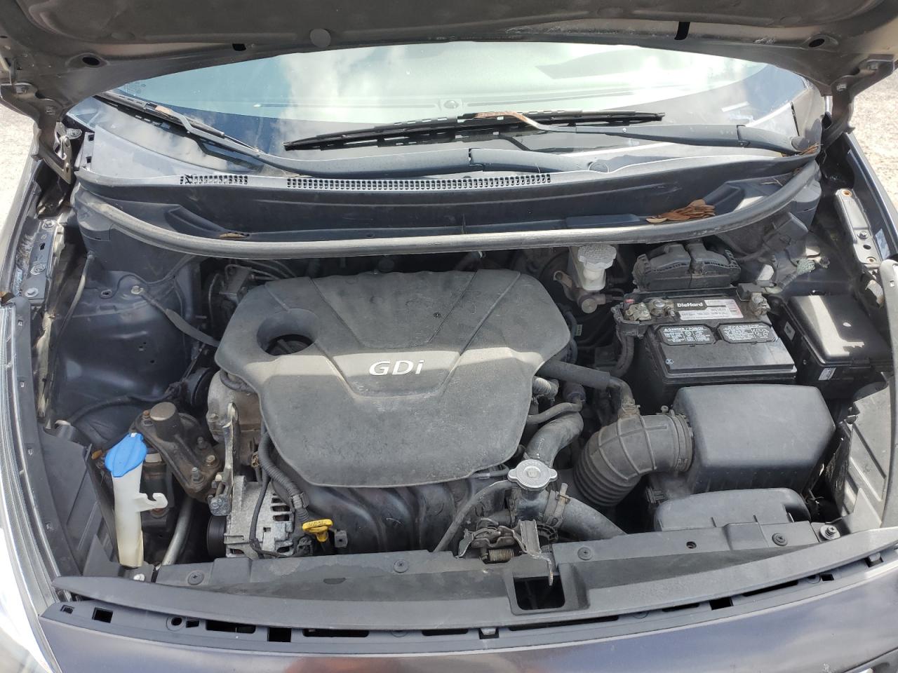 2012 KIA Rio VIN KNADN4A33C6069282 Copart auction photo, side / front end damage thumbnail 11