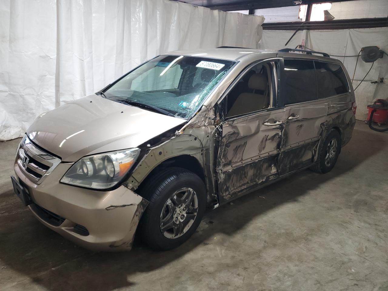 2007 Honda Odyssey VIN 5FNRL38417B080802