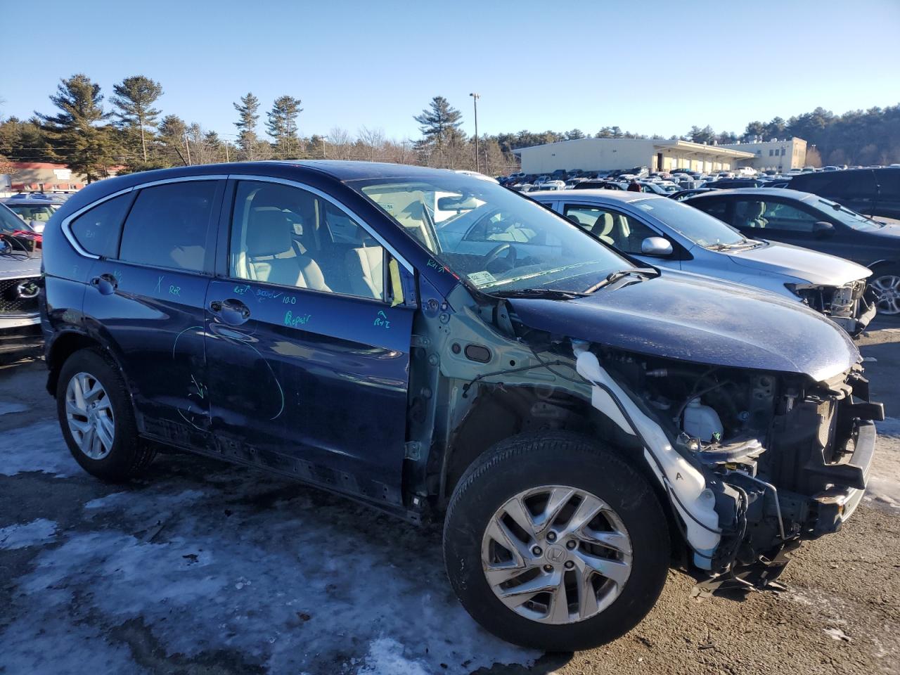 2016 Honda CR-V VIN 2HKRM4H5XGH712936 Copart auction photo, front end / rear end damage thumbnail 4