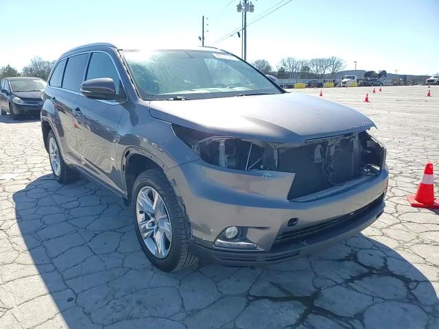 2015 Toyota Highlander VIN 5TDDKRFH3FS164300 Copart auction photo, front end / rejected repair damage thumbnail 11