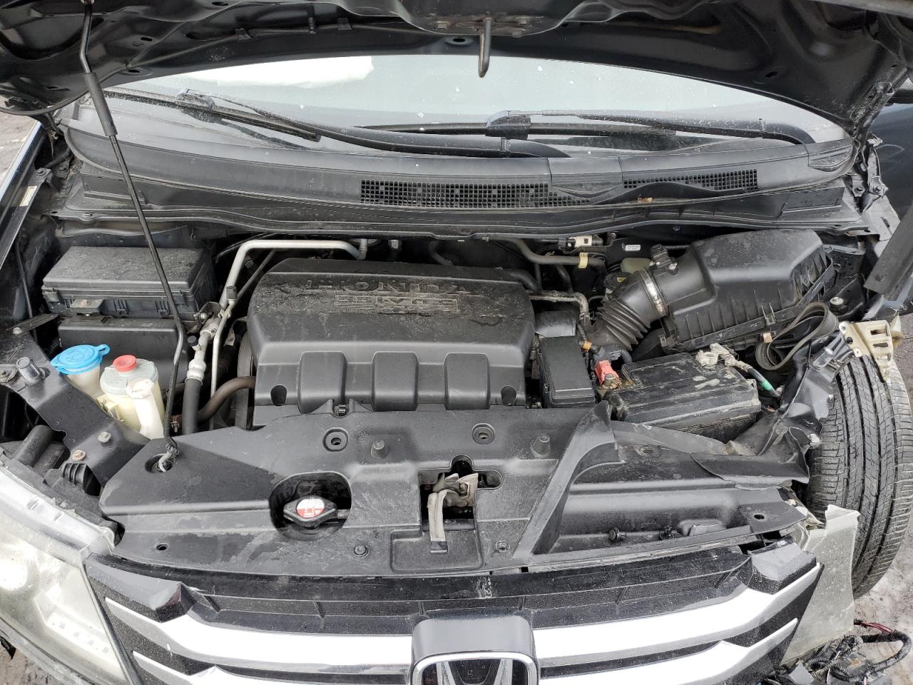 2016 Honda Odyssey VIN 5FNRL5H61GB098617 Copart auction photo, front end / rear end damage thumbnail 12