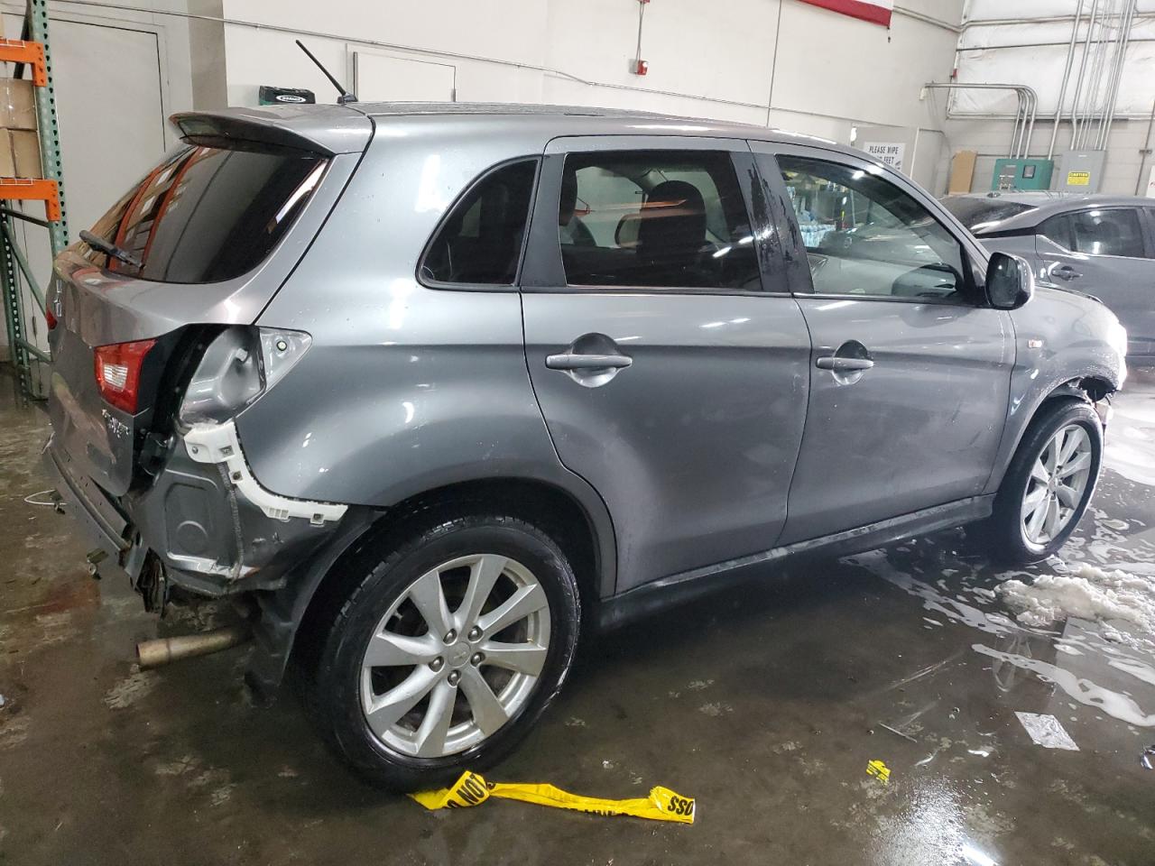2014 Mitsubishi Outlander VIN 4A4AP3AU9EE020768 Copart auction photo, front end / rear end damage thumbnail 3